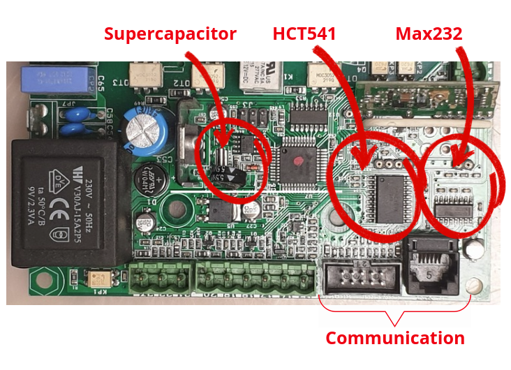 Carte électronique poêle à granulés